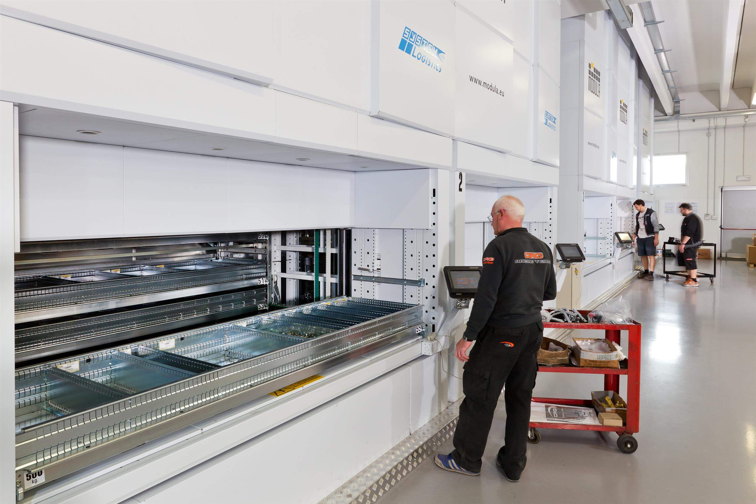 RackBot in use - 2